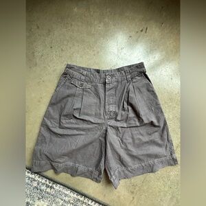Free people long length gray Bermuda shorts size 6